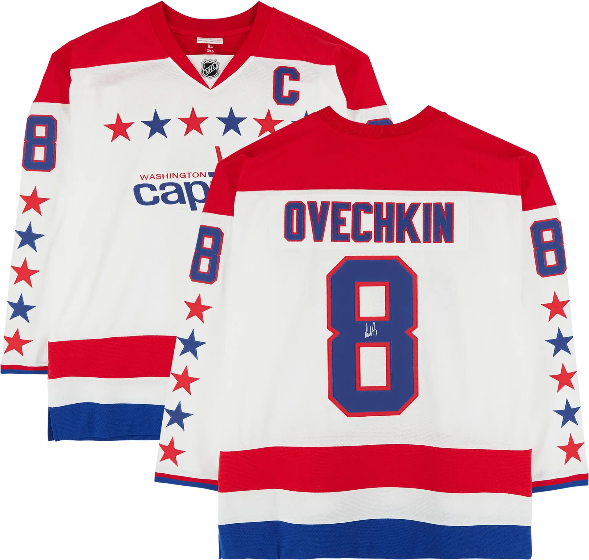 Alex Ovechkin Washington Capitals Autographed 2012 White Alternate Mitchell & Ness Replica Jersey - Fanatics Authentic Certified
