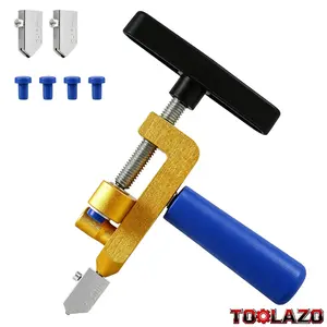2-in-1 Glass and Tile Cutter | Precision Cutting and Breaking Tool with Alloy Blade | Durable Metal Painted Finish | Easy Assembly for DIY and Professional Projects | Christmas Party Gift | Hand Tools Kit | DIY Tools Home Improvement