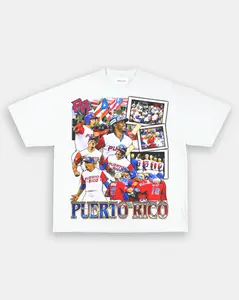 WBC TEAM PUERTO RICO TEE Retro Vintage T-Shirt
