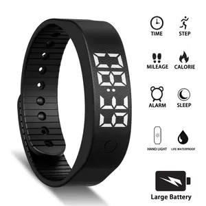 Unisex J93 Silicone Wristband, Multifunctional Wearable Fitness Tracker, Wearable Pedometer, Time Display, Step Counter, Sleep Monitor, Ideal for Daily Wear & Gifts