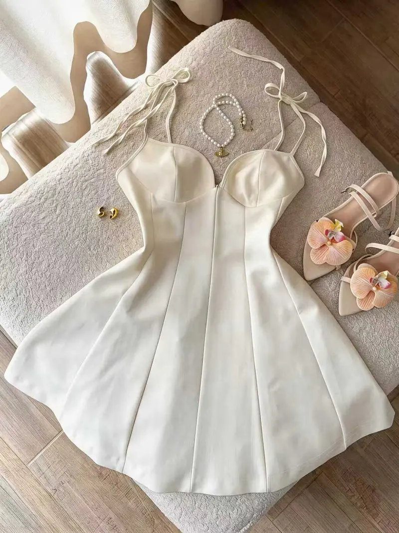 white bow mini dress - TikTok Shop white bow mini dress - TikTok Shop