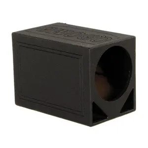 Q Power QBOMB12TB Single 12" Triangle Ported Car Audio Subwoofer Box Enclosure