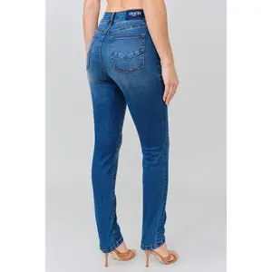 Moto-Inspired Seaming Skinny Jeans
