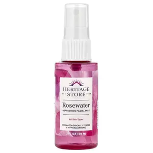 Heritage Store Rosewater, Refreshing Facial Mist, 2 fl oz (59 ml)