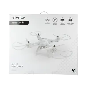 Vivitar Sky’s The Limit Aerial Drone with Camera - 360 Degree flips, 2.4 GHZ Controller, Variable Speed Settings (Refurbished)