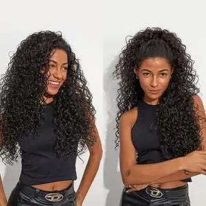 [Special Deal] Frodio Veralux™ Blend Human Hair Shaggy Waves 3-in-1 Half Wig #summervibes