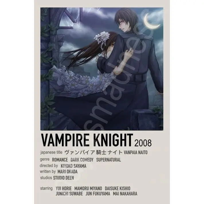 Vampire Knight Romance Polaroid Inspired Keychain