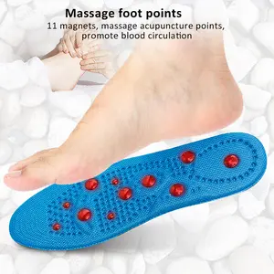 Magnetic Therapy Orthotic Insoles Arch Supports for Foot Pain Relief Blood Circulation Improvement Reflexology Acupressure soles