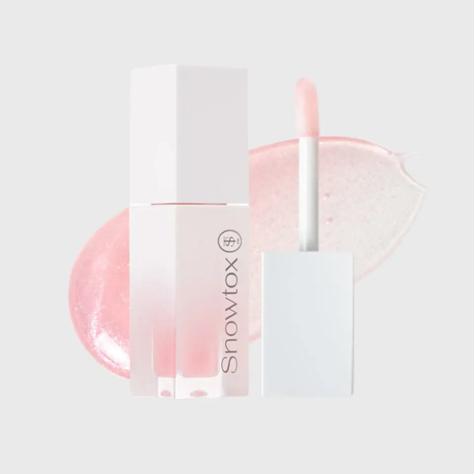 Snowox Crystal Volume Lip Plumper Daily Smooth - Korean Anti-Aging Serum with TBT-A1® Complex for Radiant Lips