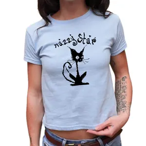 Mazzy Star Baby Tee, Rock Band, Y2K Clothing, Pinterest, Retro Music Graphic Tee, Trendy Top