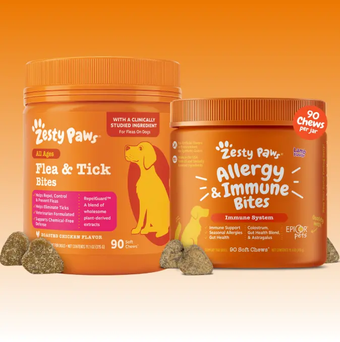TikTok Exclusive Bundle Allergy & Pest Defense- Allergy and Immune Bites + Flea And Tick Bites