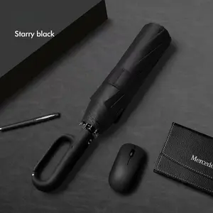 Premium Automatic Folding Umbrella for Rain and Wind – Durable, Lightweight, and Portable for Men and Women, Ideal for Backpacks and Cars. Ring-Link Automatic Umbrella.