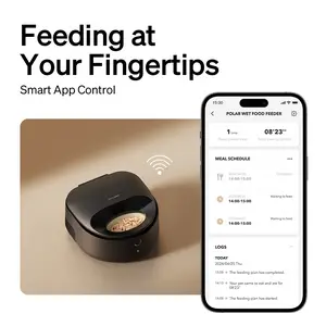 PETLIBRO Automatic Cat Feeder, Refrigerated wet food dispenser with WiFi control, 3 days freshness, 3 timed meals,  quick cooling Feeding