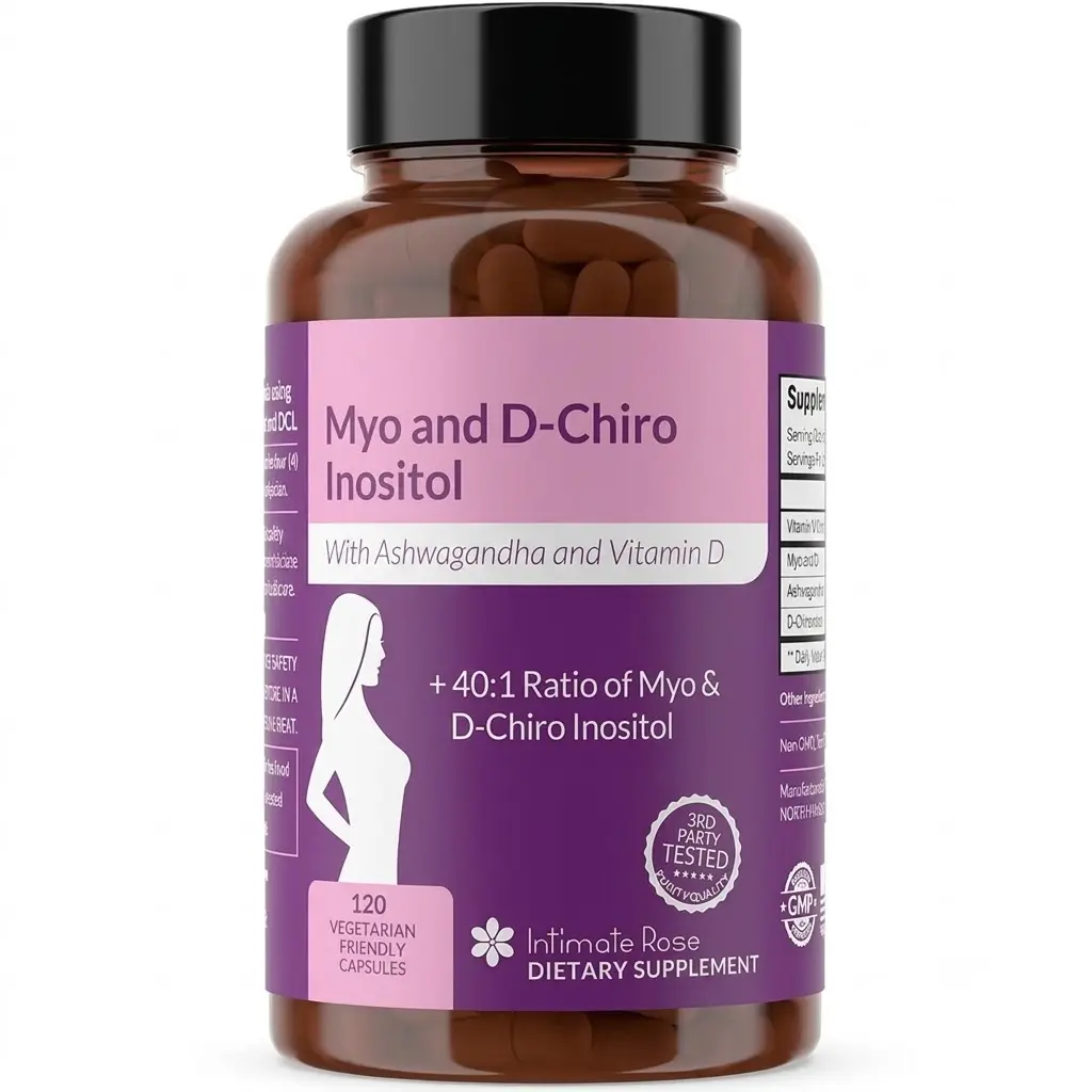 Women's Hormonal Balance Capsules D-Chiro Inositol & Folic Acid 120 Ct