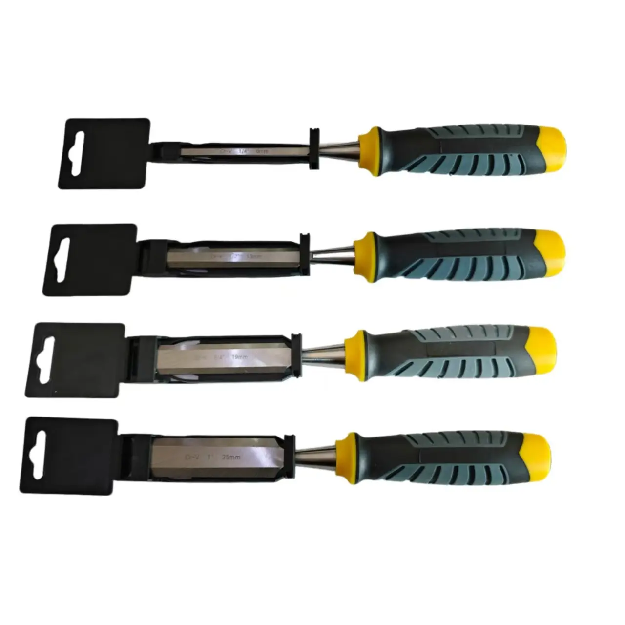 4-Piece Woodworking Tool Set, Professional Carving Chisels, Precision Wood Sculpting Kit, Ideal for Furniture Making and Wood Processing