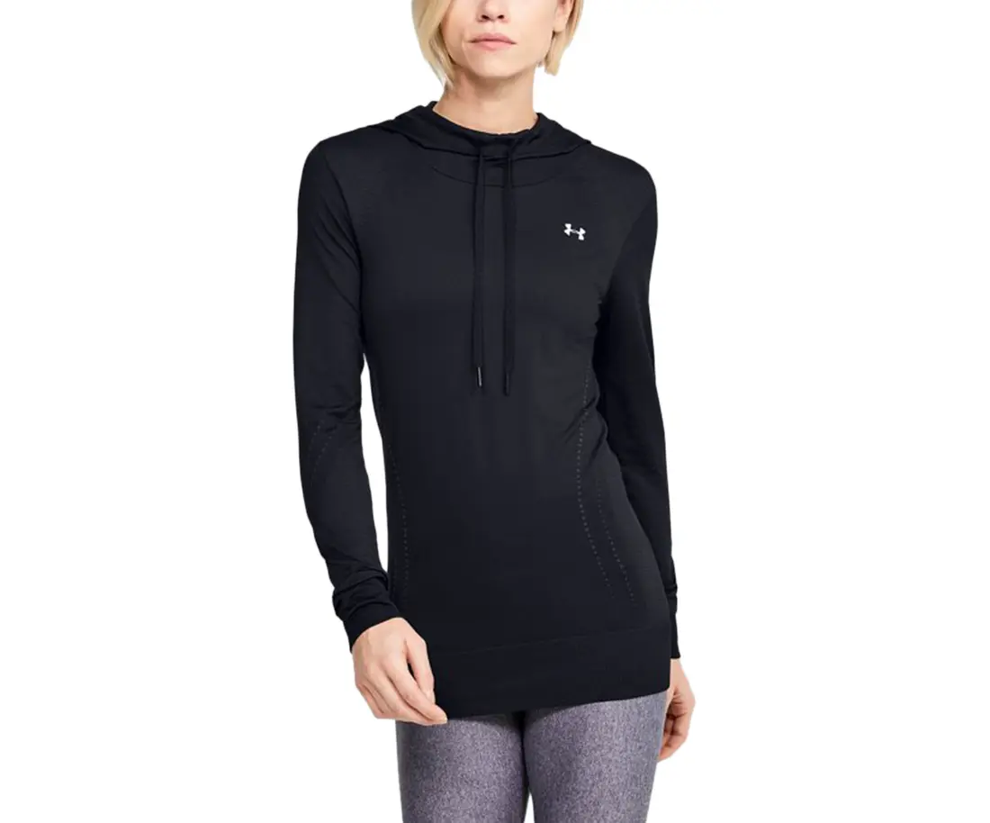 UNDER ARMOUR Women's Seamless Active Hoodie - Long Sleeve Pullover Sweatshirt for Casual Wear, Workouts, Sports Tops, Active Hoodies
