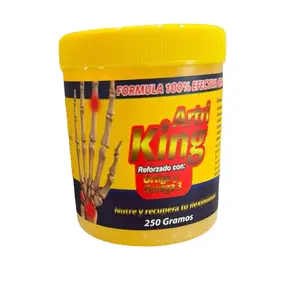 Artri King Pomada Muscular 250g Arnica Massage Balm with Omega 3 Formula for Full Body Care Soothing Relief