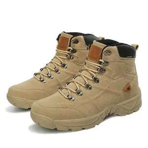 Men'smilitarybootsforoutdooruse,anti-slip,wear-resistanthigh-cutcombatboots,waterproof,suitableformountaintraining,battlefieldtraining,workwearshoes,puncture-proof,hikingboots,popularamongmilitaryenthusiasts,sportsboots