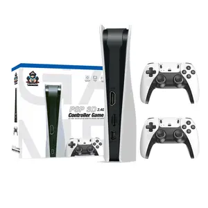 P5X Mini Retro Gaming Console, 4K HD Android System, Dual Wireless Controllers, Classic Arcade Game Player for TV