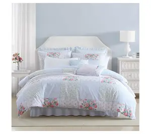 Laura Ashley Hope Patchwork King Comforter ShamSet Laura Ashley Hope Patchwork King Comforter ShamSet