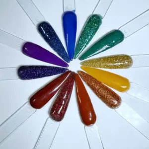 Jewel Toned Dip Powders