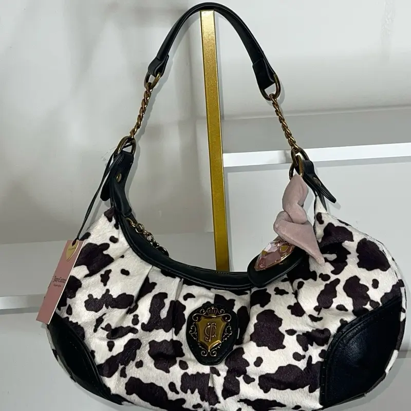 Juicy Couture Cow Print Shoulder Bag