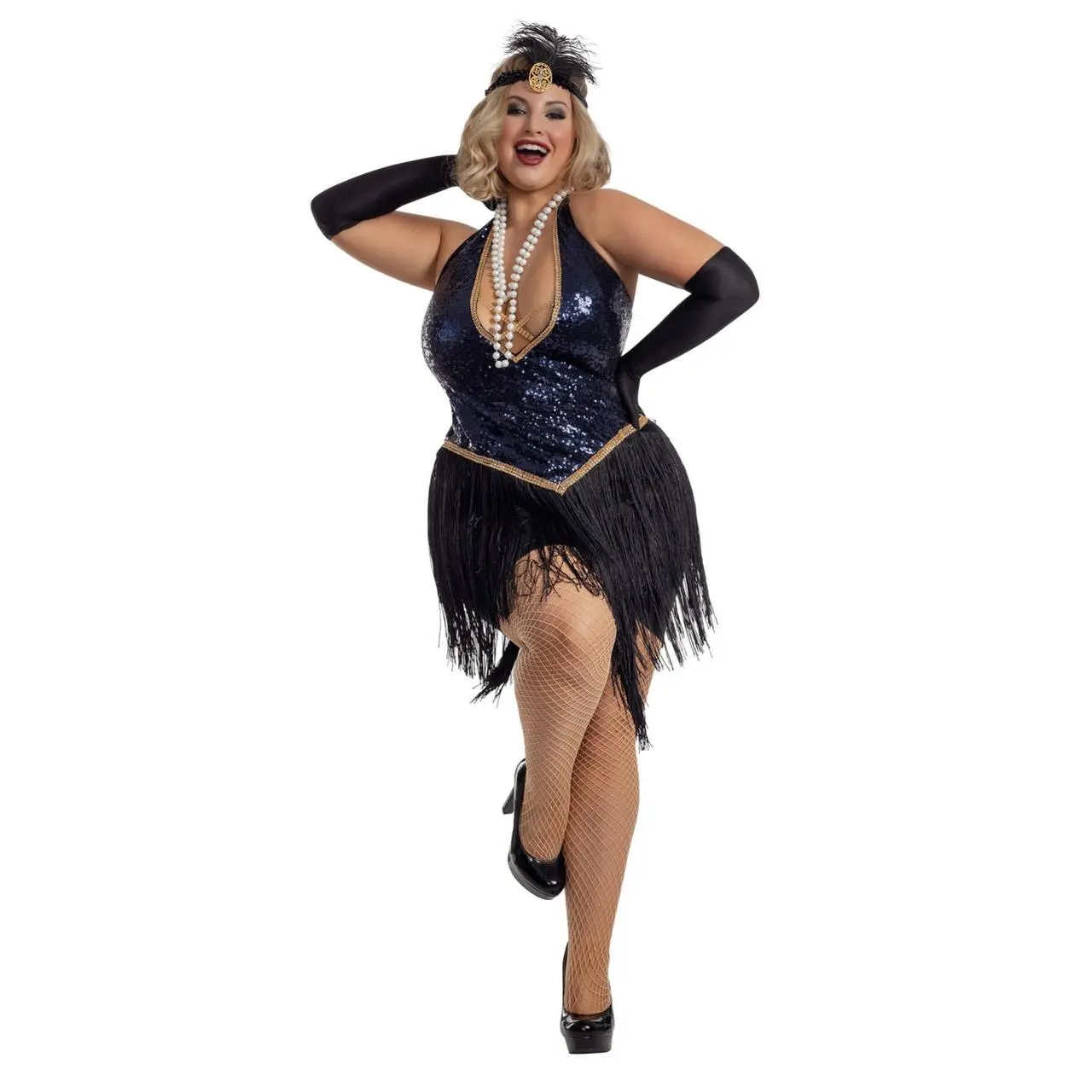 Plus Size Jazzy Jezebel Flapper Costume
