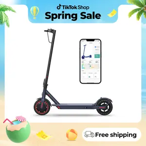 Electric Scooter with 350W Motor | 19MPH Top Speed, 16 Miles Range | IP65 Waterproof & Foldable Design | APP Control