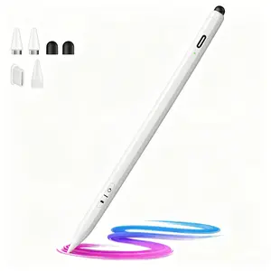 Penlike Stylus Pen for iPad, iPhone, Android, Switch 2&1, 2 in 1 Fast Charge Universal Stylus Pen for Touchscreen, Fine Tip, High Sensitivity, Magnetic Stylist Pencil for Samsung, Other Android Phones, Tablets
