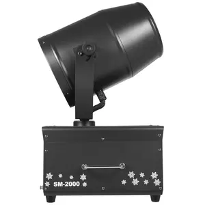 Eapmic Artificial Snow Machine 2000W High Output Silent Snow Machine 90° Shaking Head Fake Snowflake Machine with Remote Control for Indoors & Outdoors, Wedding, Party, Stage Shows, Christmas