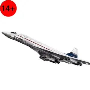 Concorde Aircraft Building Blocks Aviation Model Birthday Gift for Boys