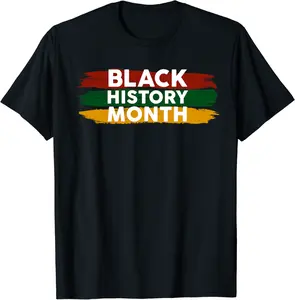 Red Gold Green Black History Month T-Shirt - Matthewmatt Shop 61B079KDZXBV