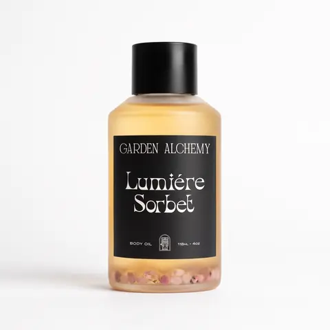 LUMIERE SORBERT by Garden Alchemy perfume dry body oil Lemon Coconut