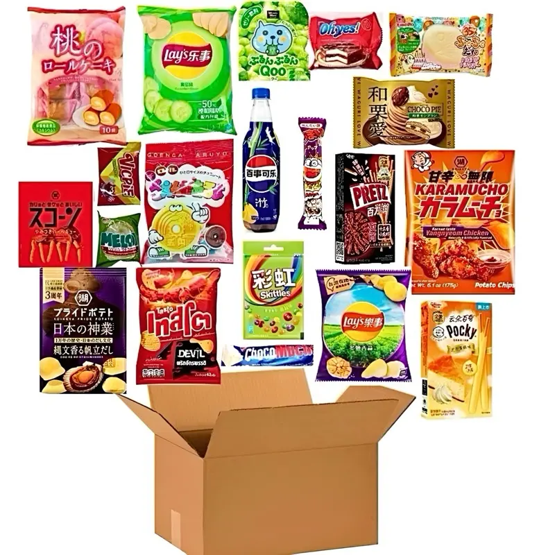 DiaSnacks 7lb Asian snack box Best Value Ramen Snacks Drinks Multipack Combo Gift Food