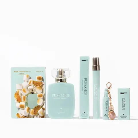 PUREAMOR Women's P7 Pheromone Fine Fragrance - Vanilla Floral Scent with Neroli, Caramel, Citrus Notes, Long Lasting Romantic Perfume, Mini Travel Beauty Product (2ml/12ml/30ml), Gifts for Girlfriend, Cool Unique Gifts for Women