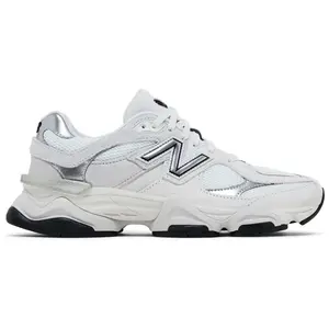 New Balance 9060 White Black Metallic Silver Men's / Women's Perfect Casual Daily Lifestyle Sneaker Fashion Footwear Gym Walking Shoe Running Sneaker