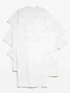 Old Navy Men's Solid Crew-Neck T-Shirt 5-Pack