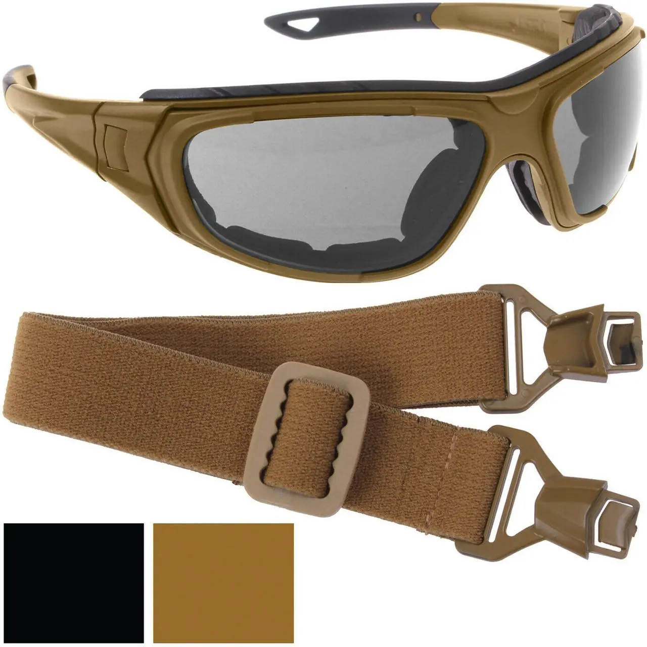 Convertible Tactical Goggles and Sunglasses, Adjustable Eye Protection with Anti-Fog Lenses and Foam Padding, Adjustable Protective Sports Eyewear, Anti Fog Sports Eyewear, Unisex, Uv 400 Shield, Biker Sports Eyewear