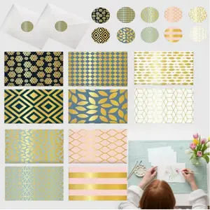 Bulk Set of 50 Assorted Blank Cards Measuring 4X6 Inches, Complete with Envelopes And Stickers, Featuring Unique Folded Designs Suitable for Friends, Family, And Loved Ones for Occasions Like Birthdays, Anniversaries, Gifting, And Mailing tiktokshopspring