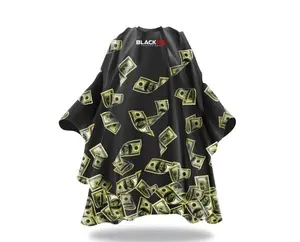 Black Ice Money Shower Barber Cape