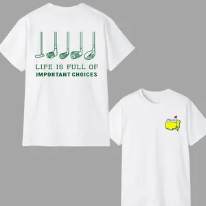 The Masters Golf T-Shirt, New Version Master Golfing Tee For Men, Augusta Style, Vintage Graphic, Soft Cotton, Casual Sports Shirt, Dad Husband Gift, Spring Outfit
