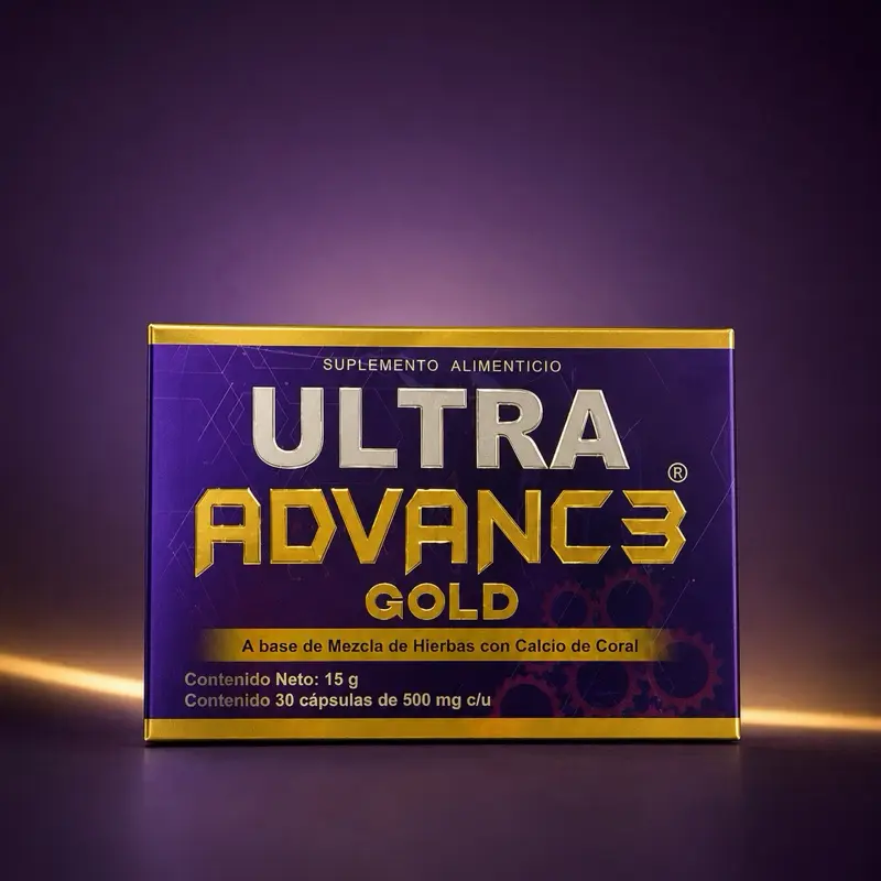 Ultra Advance caja Morada - 30 Capsules of 500 mg