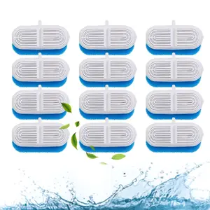 Cat Water Fountain Replacement Filters, 12pcs/set Replaceable Carbon Filters for Pet Automatic Water Dispenser, Automatic Water Feeder