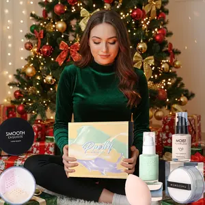 Complexion 4-piece gift set: two shades suitable for most skin tones. One set covers the entire complexion—lightweight, natural finish, no caking, perfect for beginners.