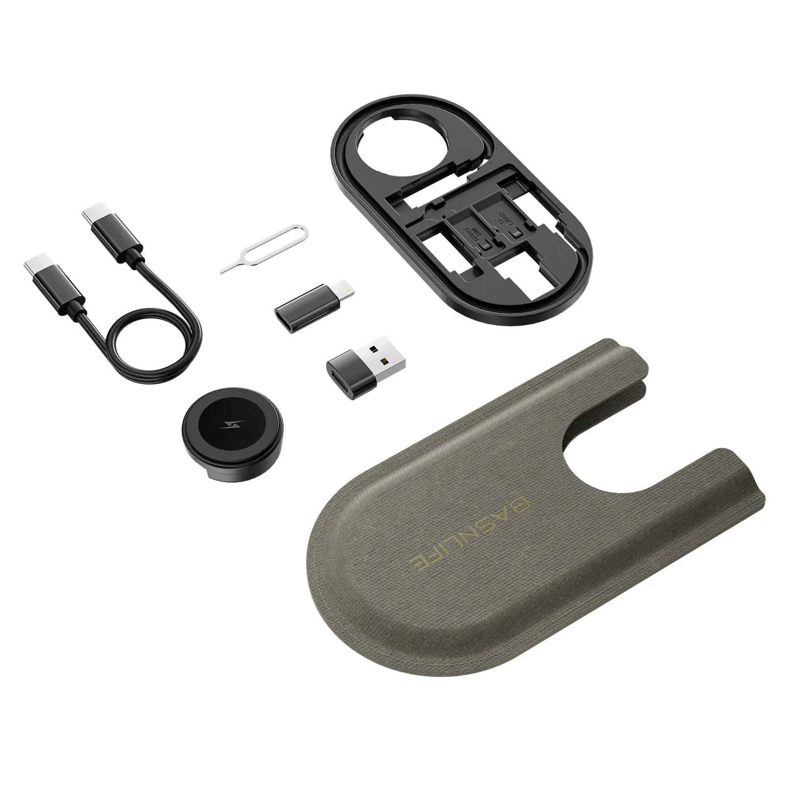3 in 1 Wireless Charger for iPhone, Not suitable for Android,Magnetic Foldable light breathing Charging Plug wireless charger 2025 cable usb lightning max, Magnetic Charging Design, Multi Charger Cable