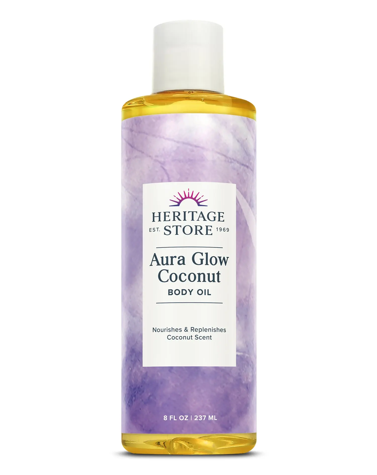 Heritage Aura Glow Body Oil — Coconut Musk Scent — Sensory Skincare for Soft, Glow Skin (Daily Body Ritual)