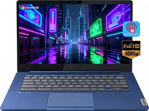 Lenovo 14” FHD Touchscreen Laptop |  64GB eMMC | MediaTek 8-Core | Free 256GB SD Card + Branded Mouse