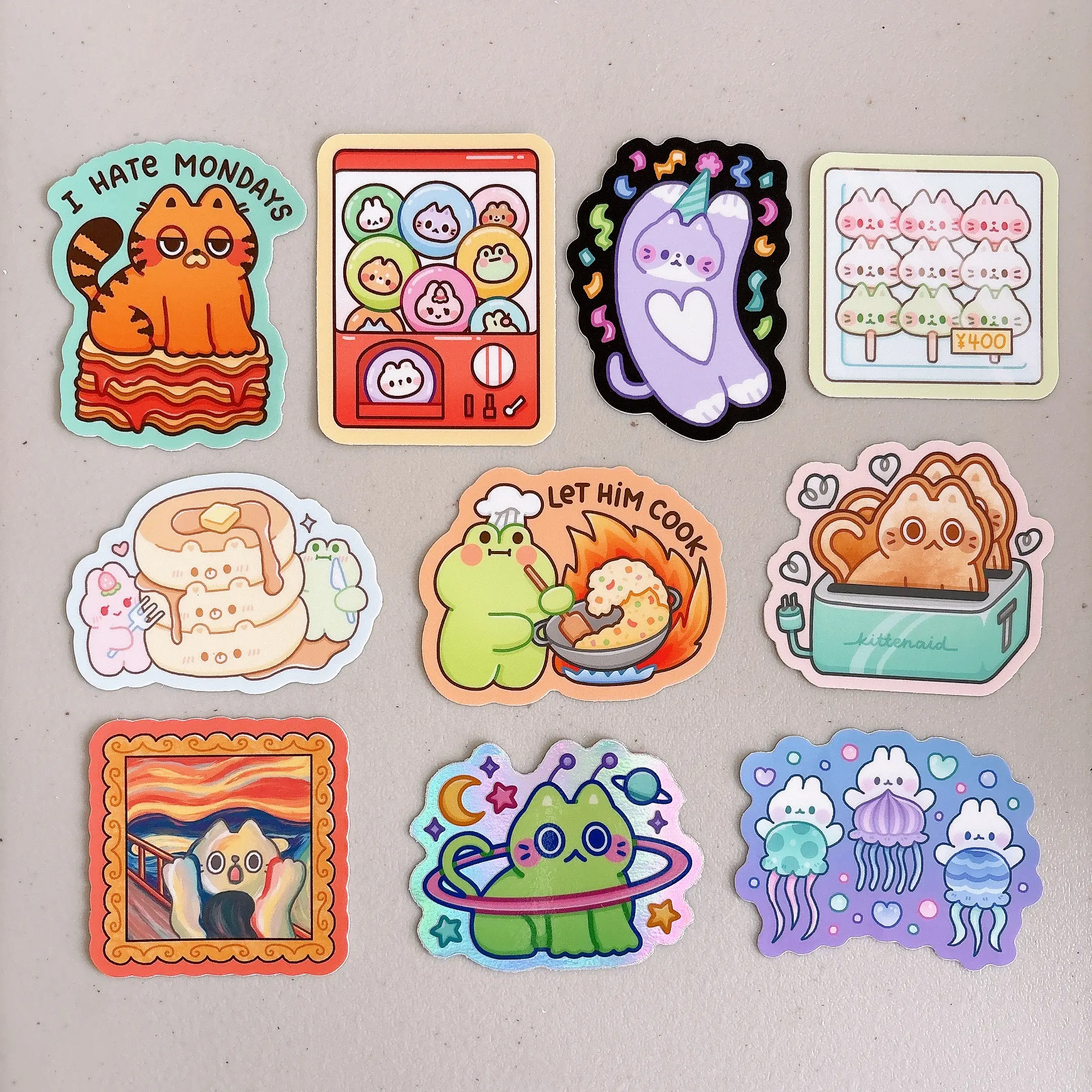 StickyRiceCo 6th Shop Anniversary Stickers