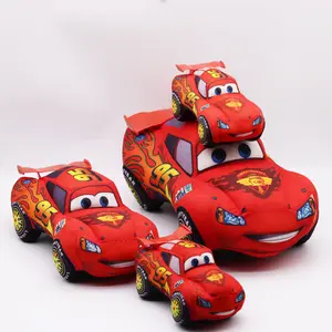 Lightning Car Toy Cartoon Story Toy Red Car with Unique Designs and Expressive Faces for Kids