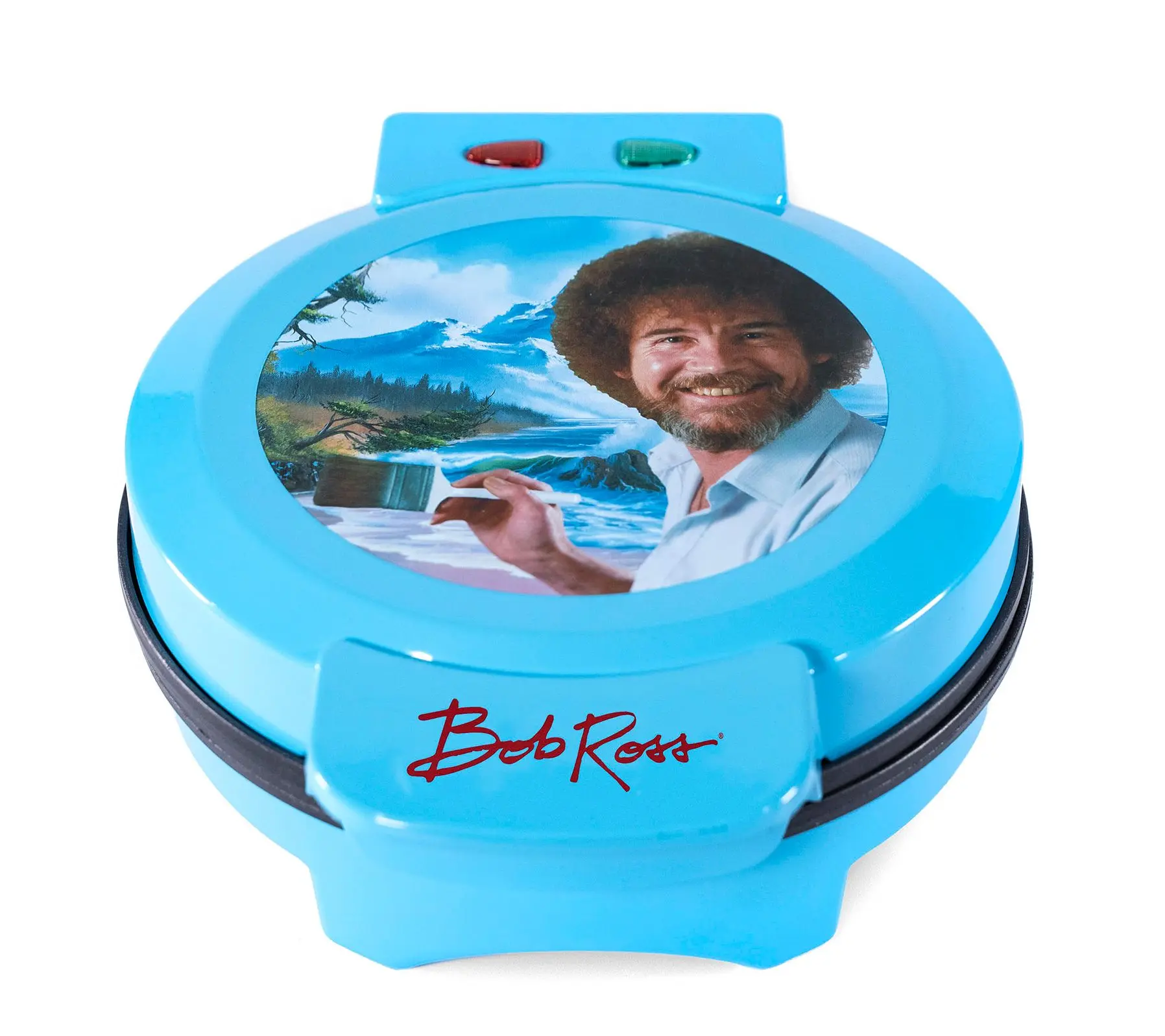 Uncanny Brands Bob Ross Waffle Maker